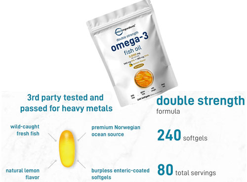 Micro Ingredients Omega 3 Fish Oil