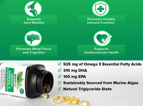 Zenwise Vegan Omega 3 Supplement